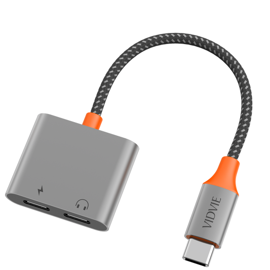 Type-C to Type-C+Type-C Digital Audio Converter