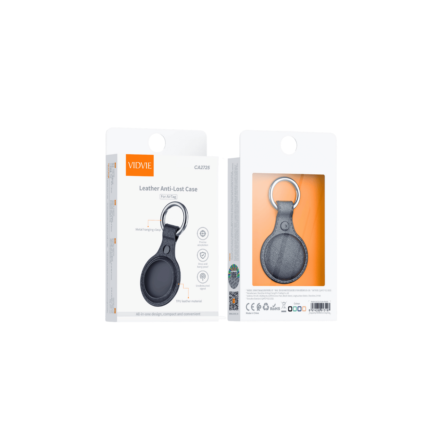 Leather Anti-Lost Case (For AirTag)