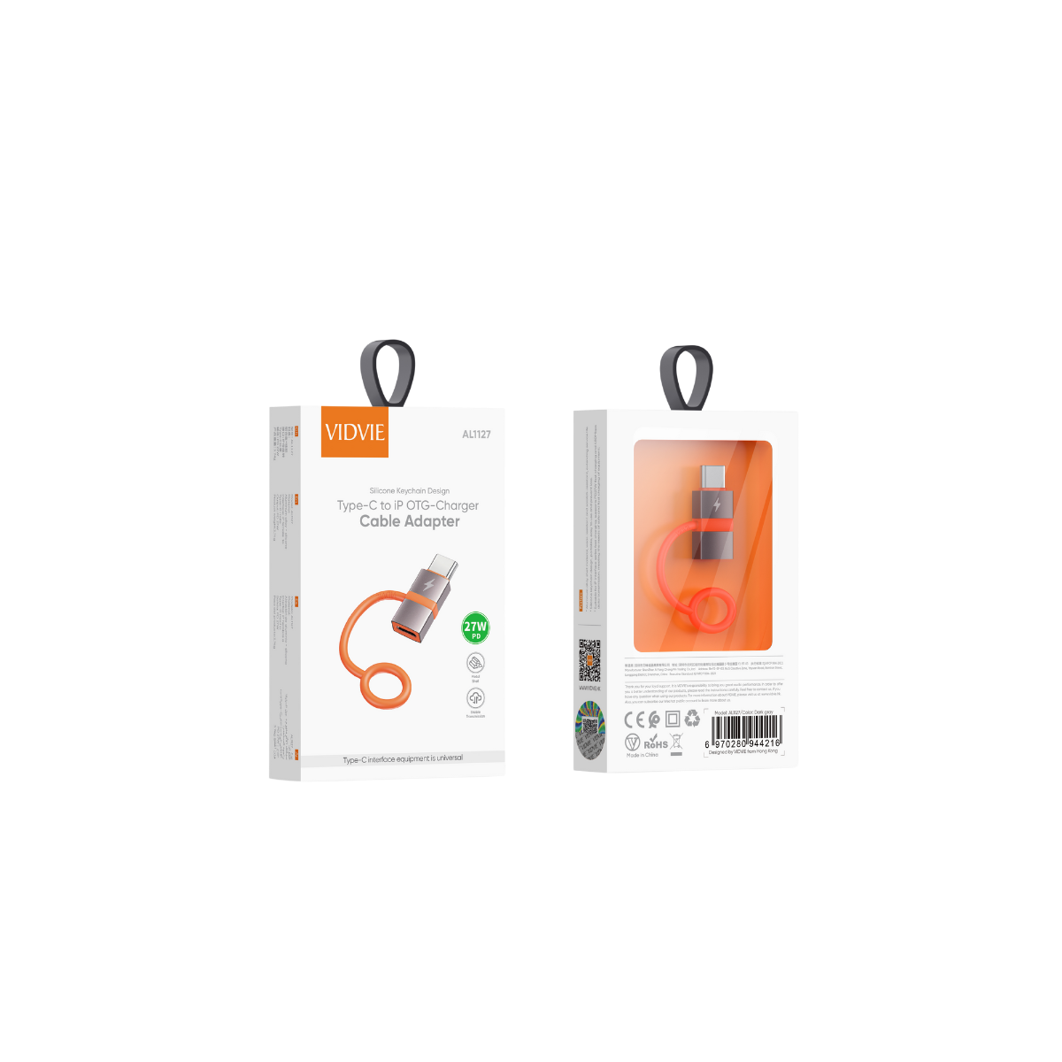 Type-C to iP OTG-Charger Cable Adapter