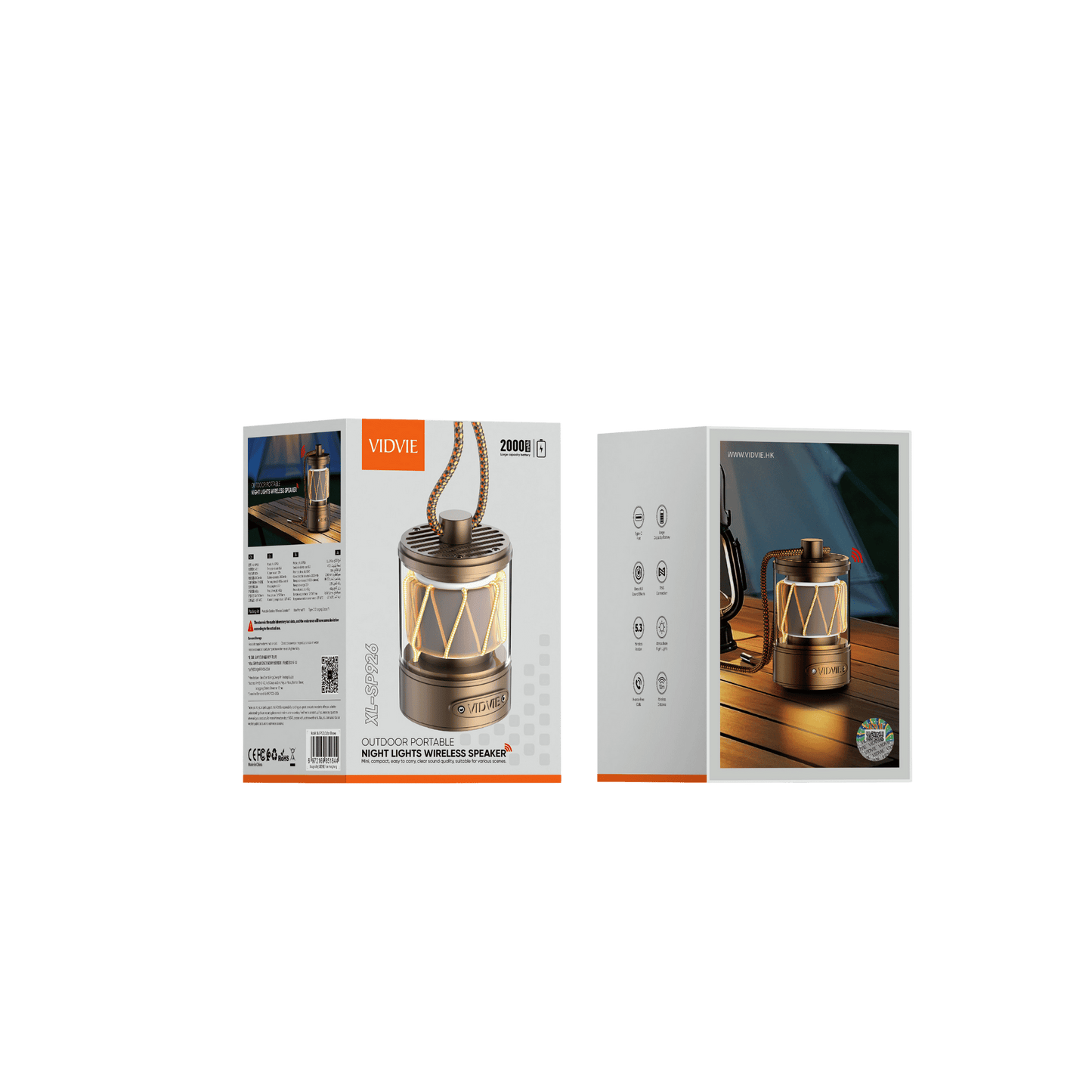 Outdoor Portable Night Lights Wireless Speaker