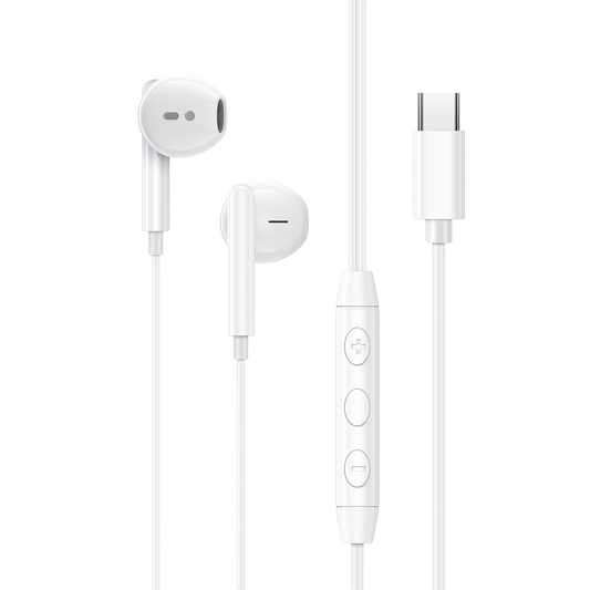 Semi In-Ear Type-C Cable Control Wired Headset
