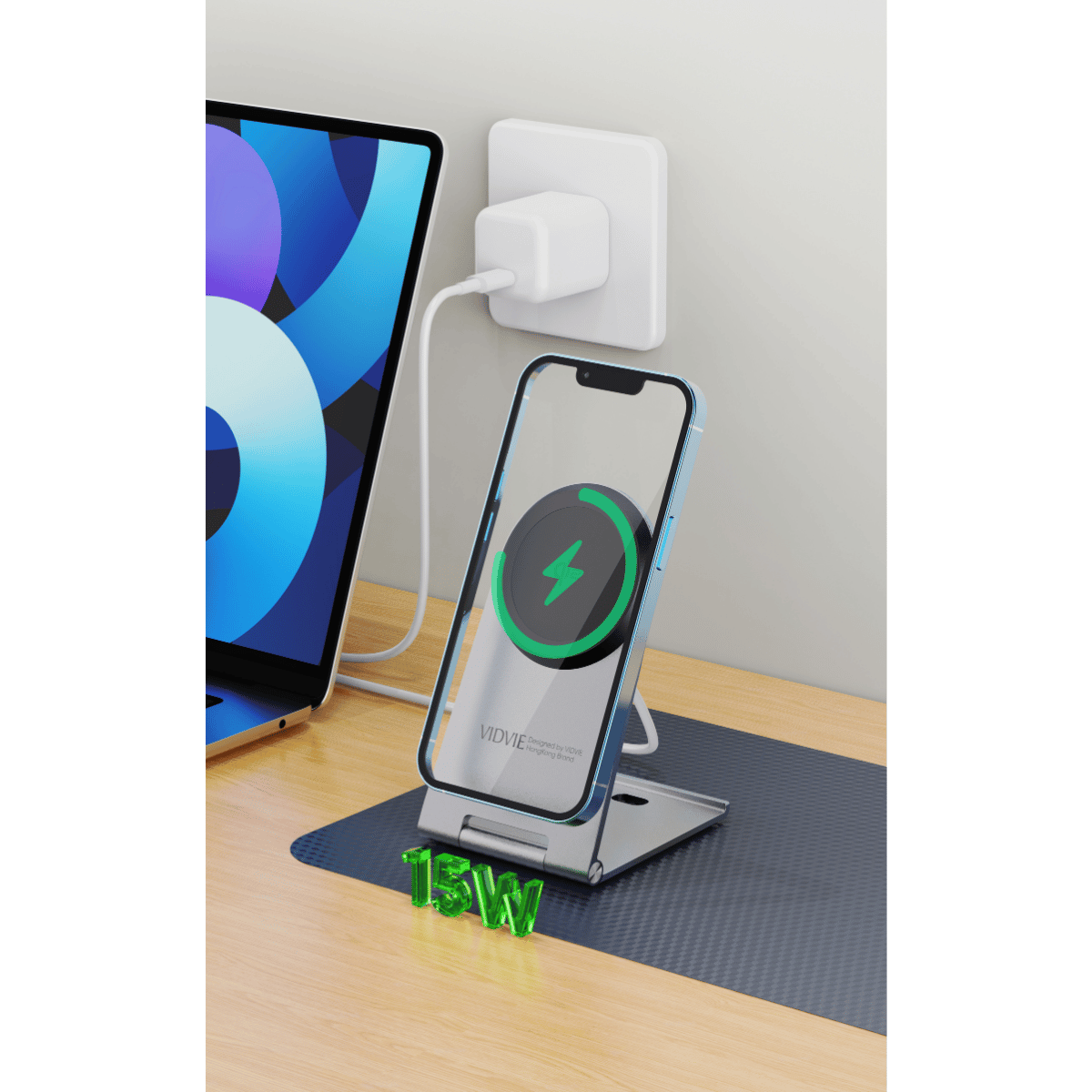 QI2 Desktop Folding Magnetic Wireless Charging Stand