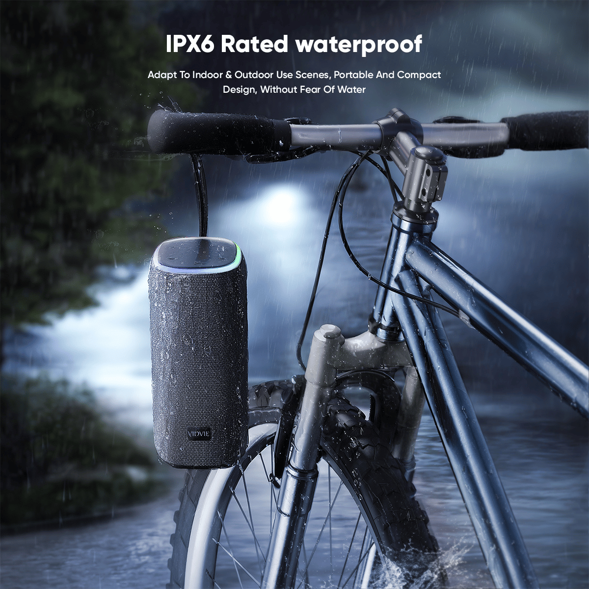 Portable RGB Light Wireless Speaker
