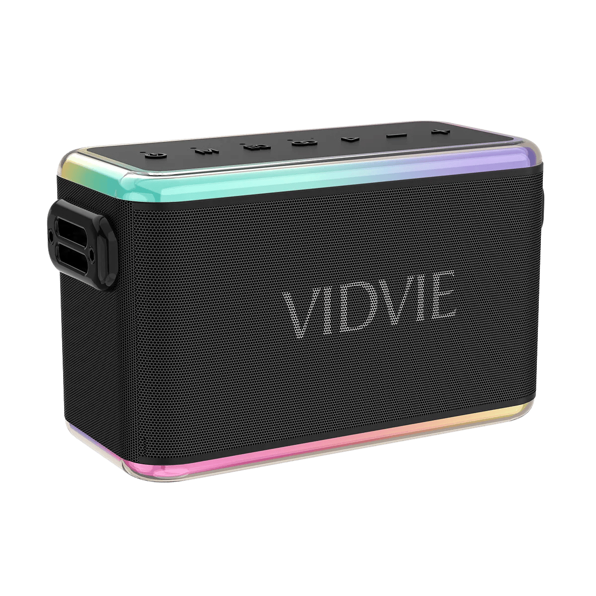 Portable Colorful LED Dual Microphone Karaoke Wireless Speaker