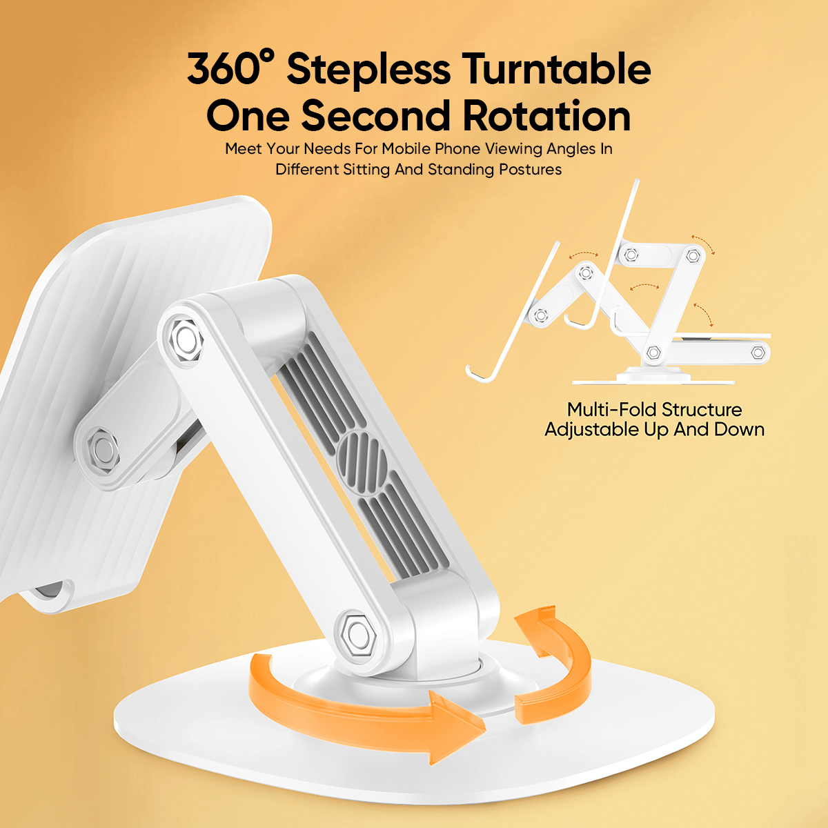 Foldable & Rotating Phone Holder