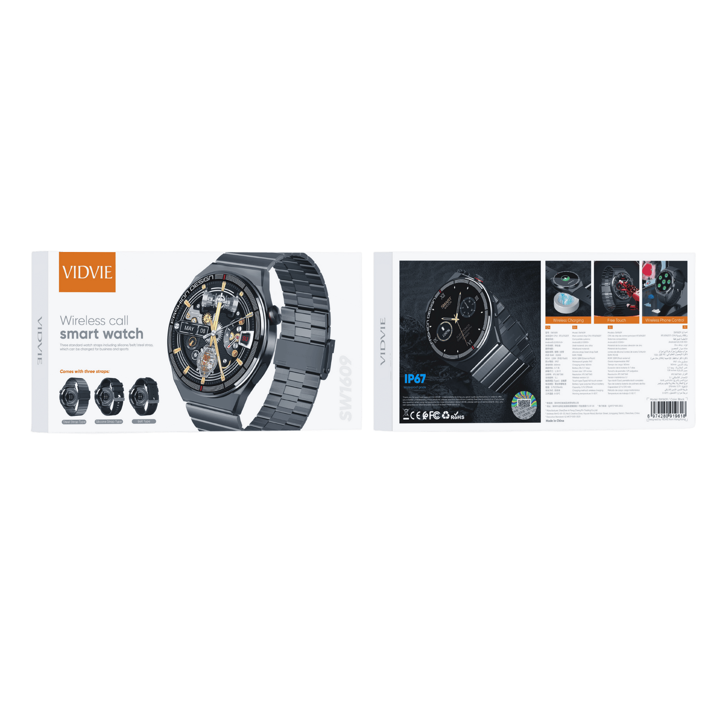 Wireless Call Smart Watch