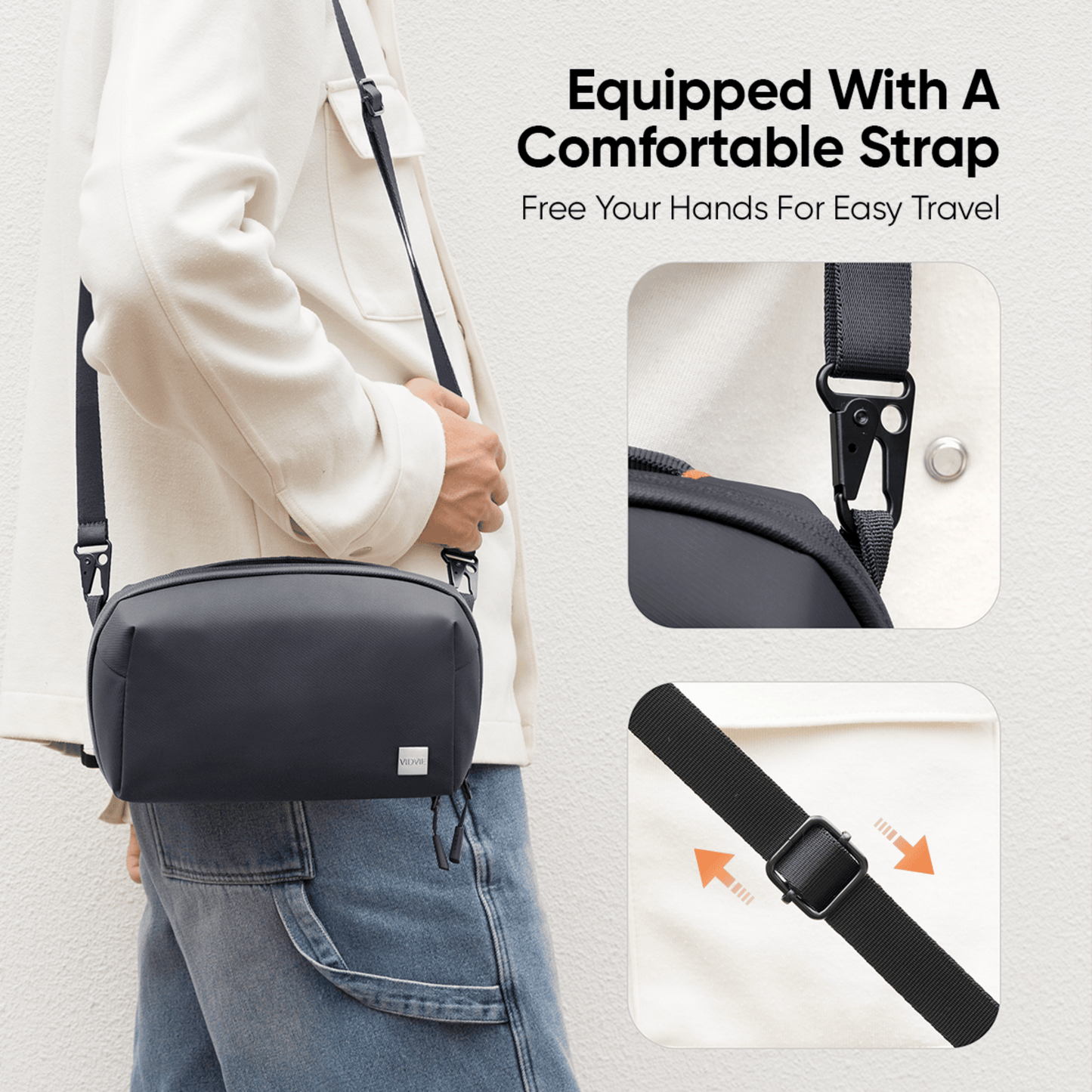 Portable Electronic Accessories Storage Bag