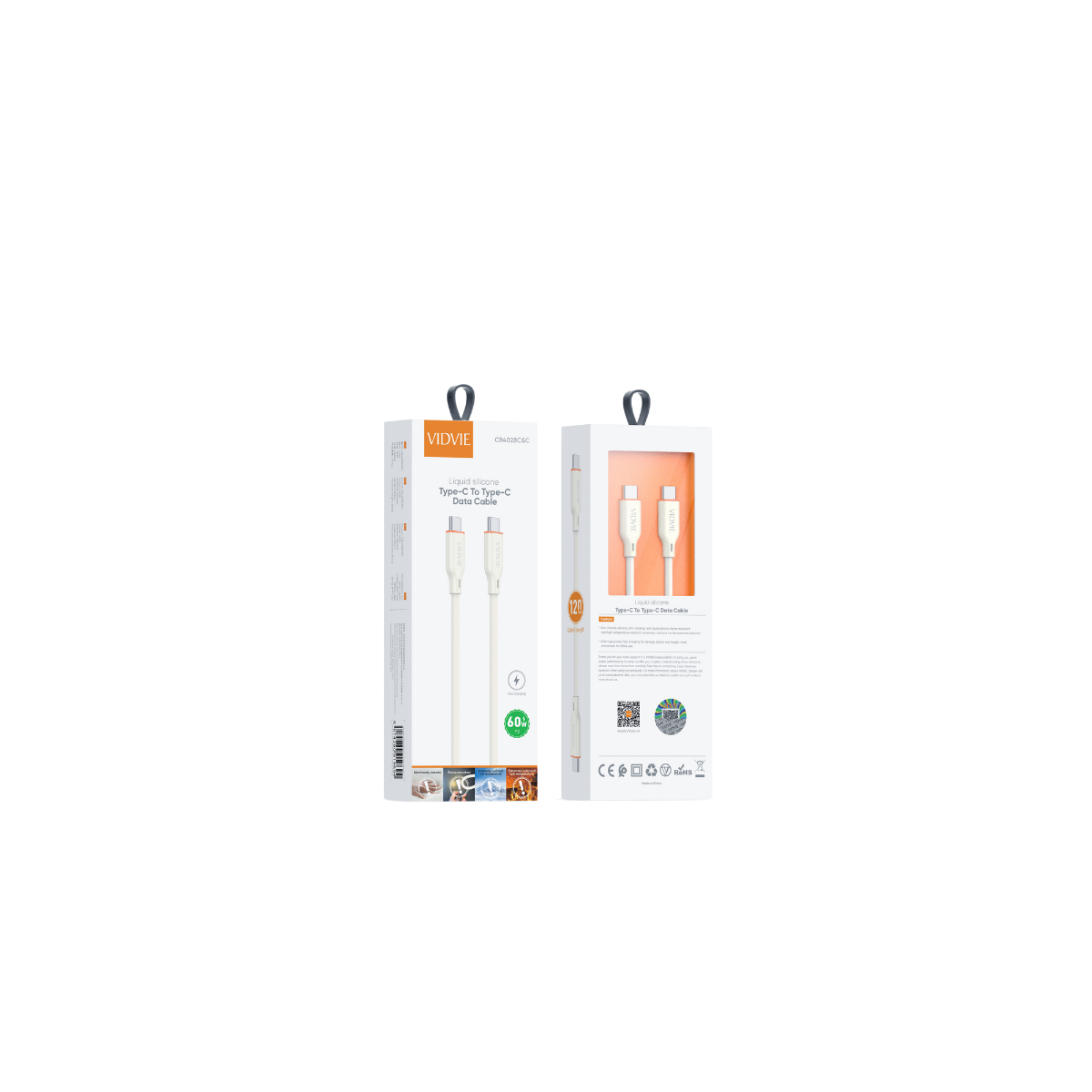 Liquid Silicone Type-C to Type-C Data Cable