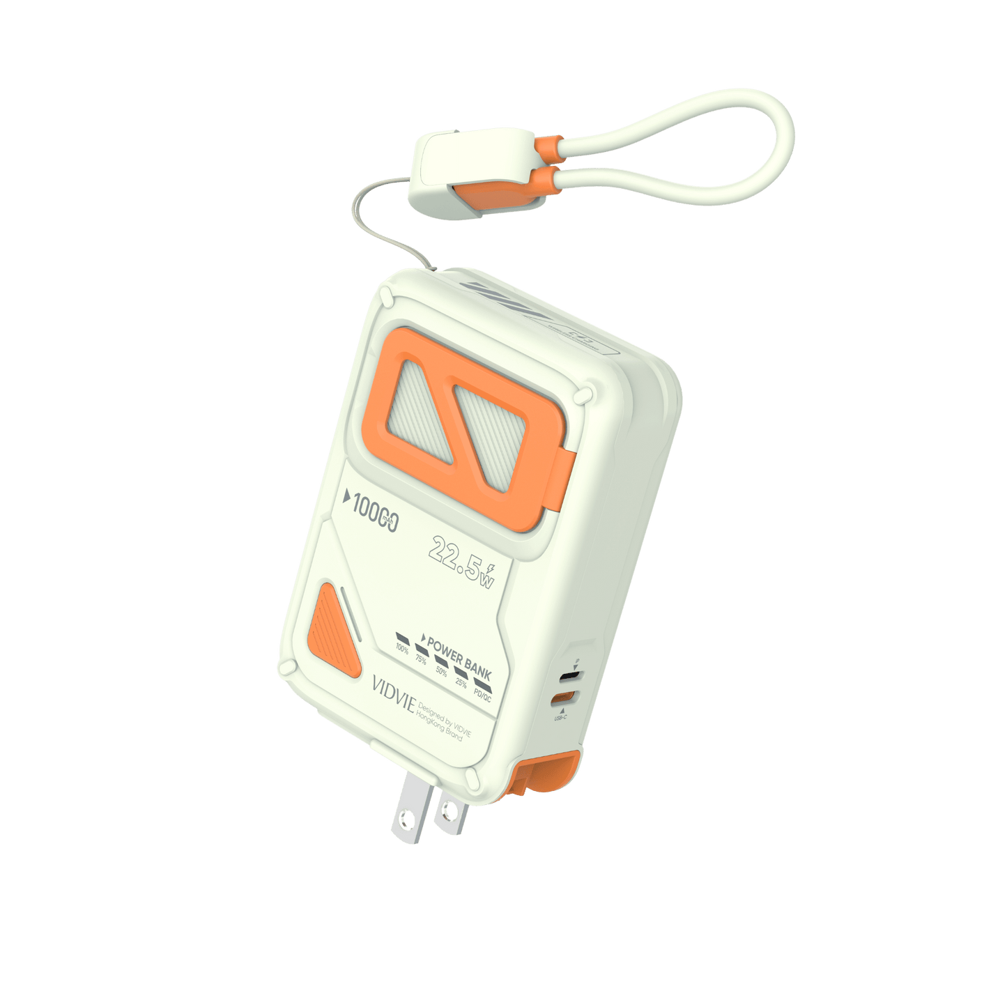10,000mAh Wireless Charging Powerbank | 3-IN-1 Multifunctional