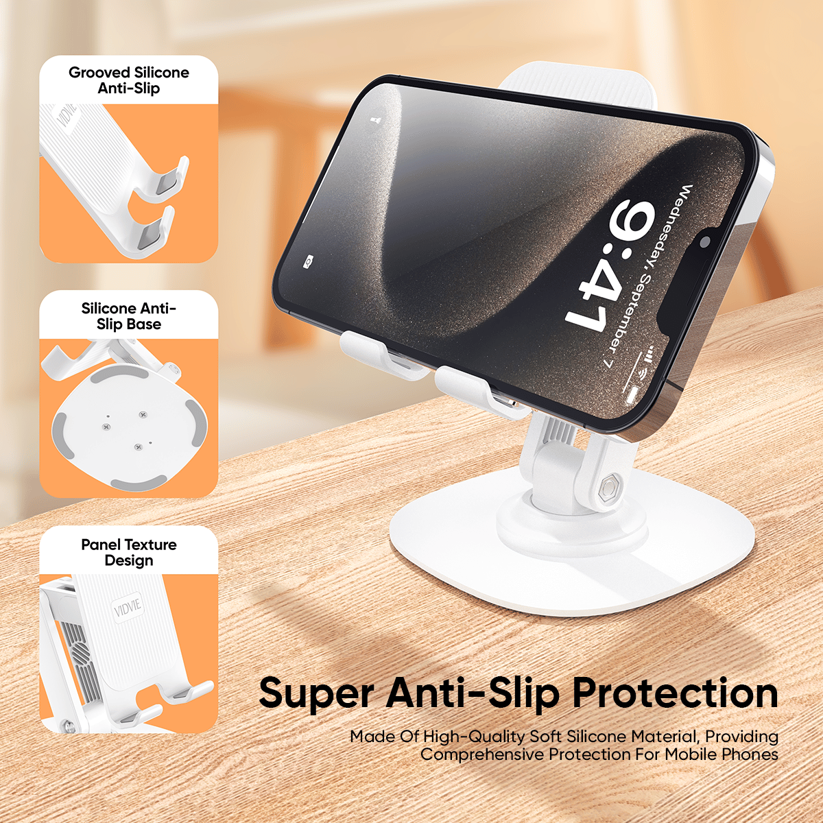 Foldable & Rotating Phone Holder