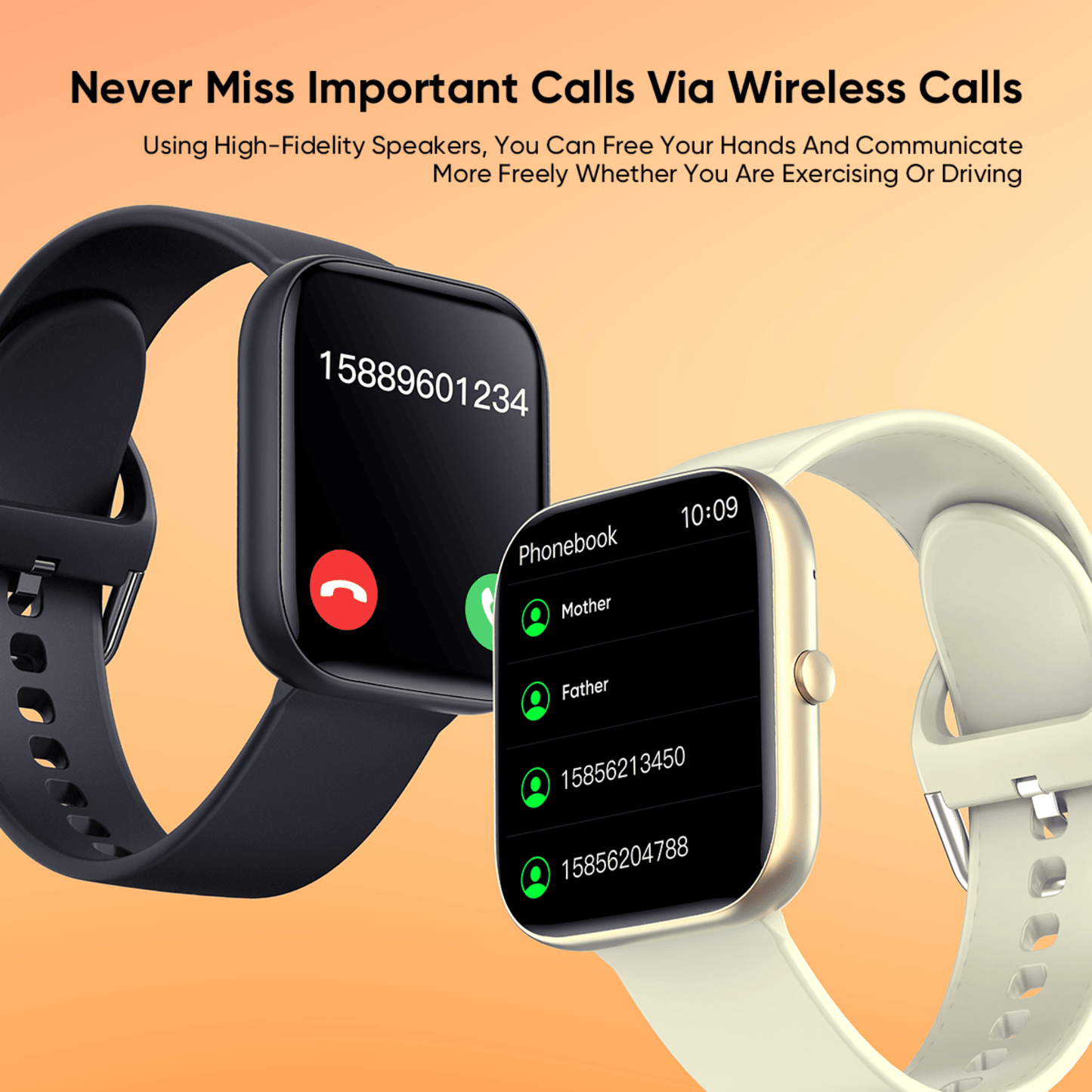 Wireless Calling Smart Sports Watch