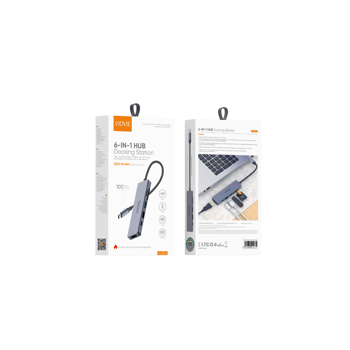 6-IN-1 HUB Docking Station