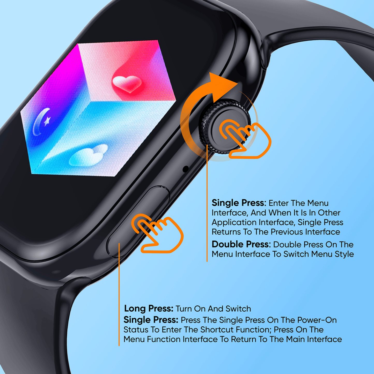 Wireless Calling Smart Sports Watch