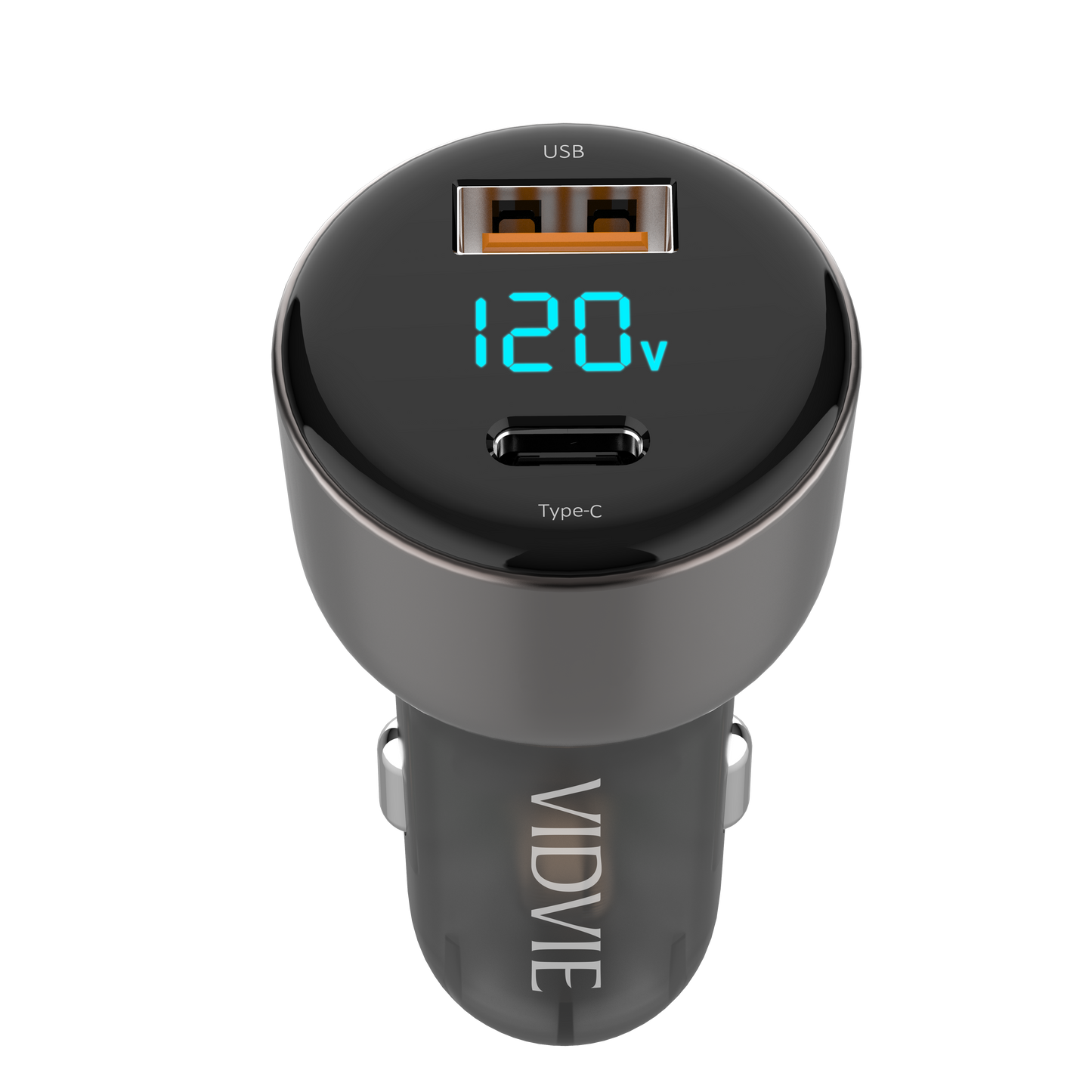 Fully Compatible LED Digital Display Car Charger