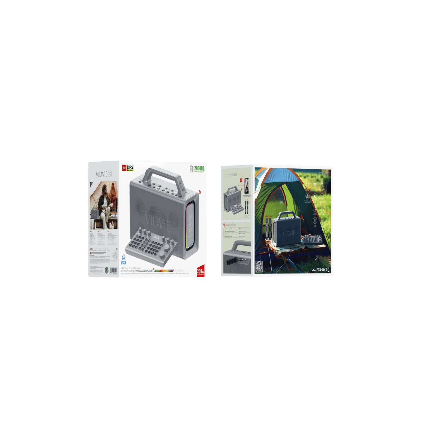 Multi-functional Outdoor Karaoke Portable Wireless Speaker