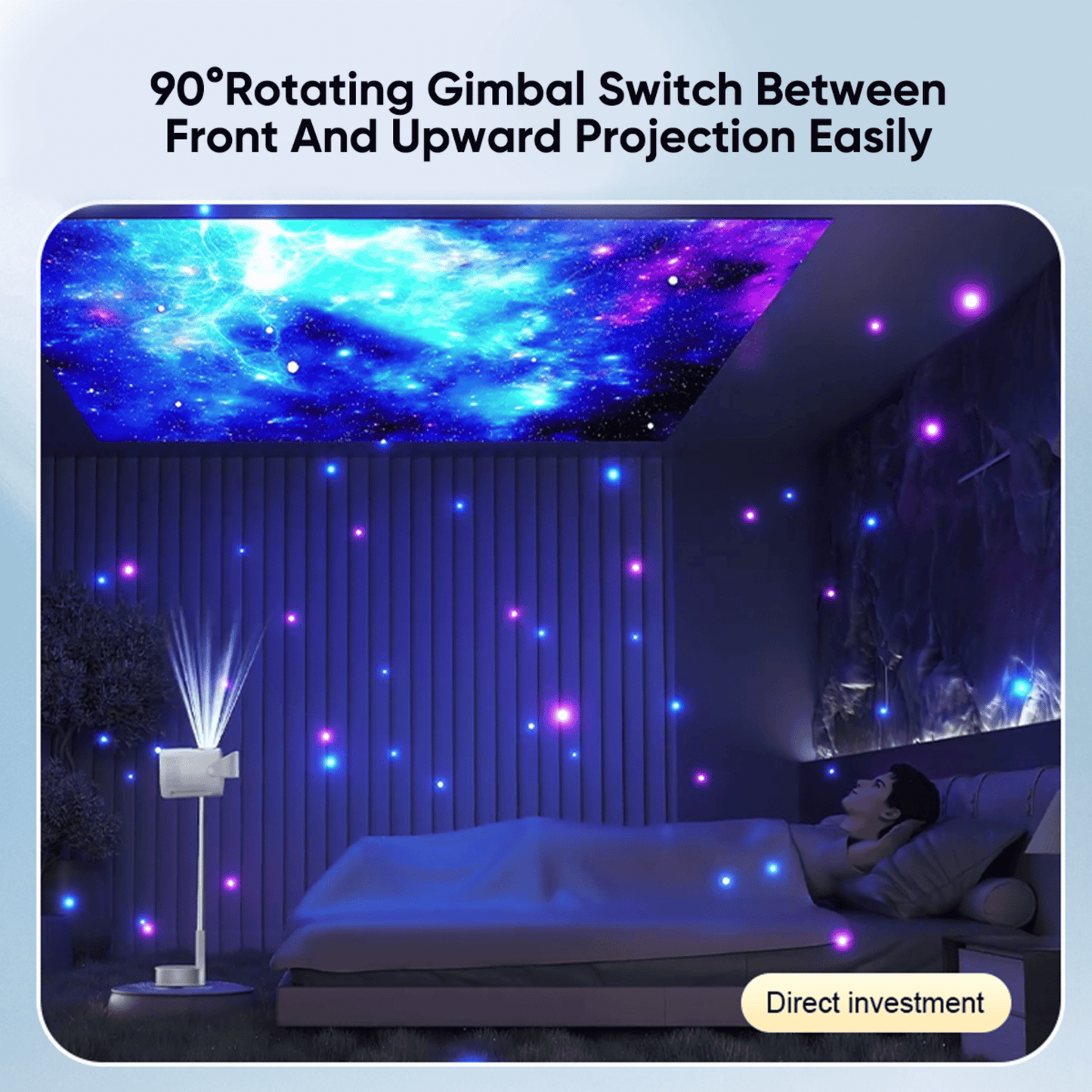 Autofocus Multifunctional HD Intelligent Projector