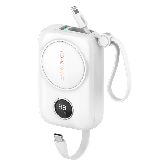 10,000mAh Mini 2 IN 1 LED Digital Screen Charging Powerbank