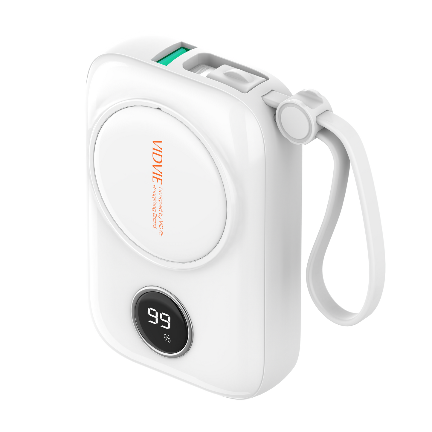 10,000mAh Mini 2 IN 1 LED Digital Screen Charging Powerbank