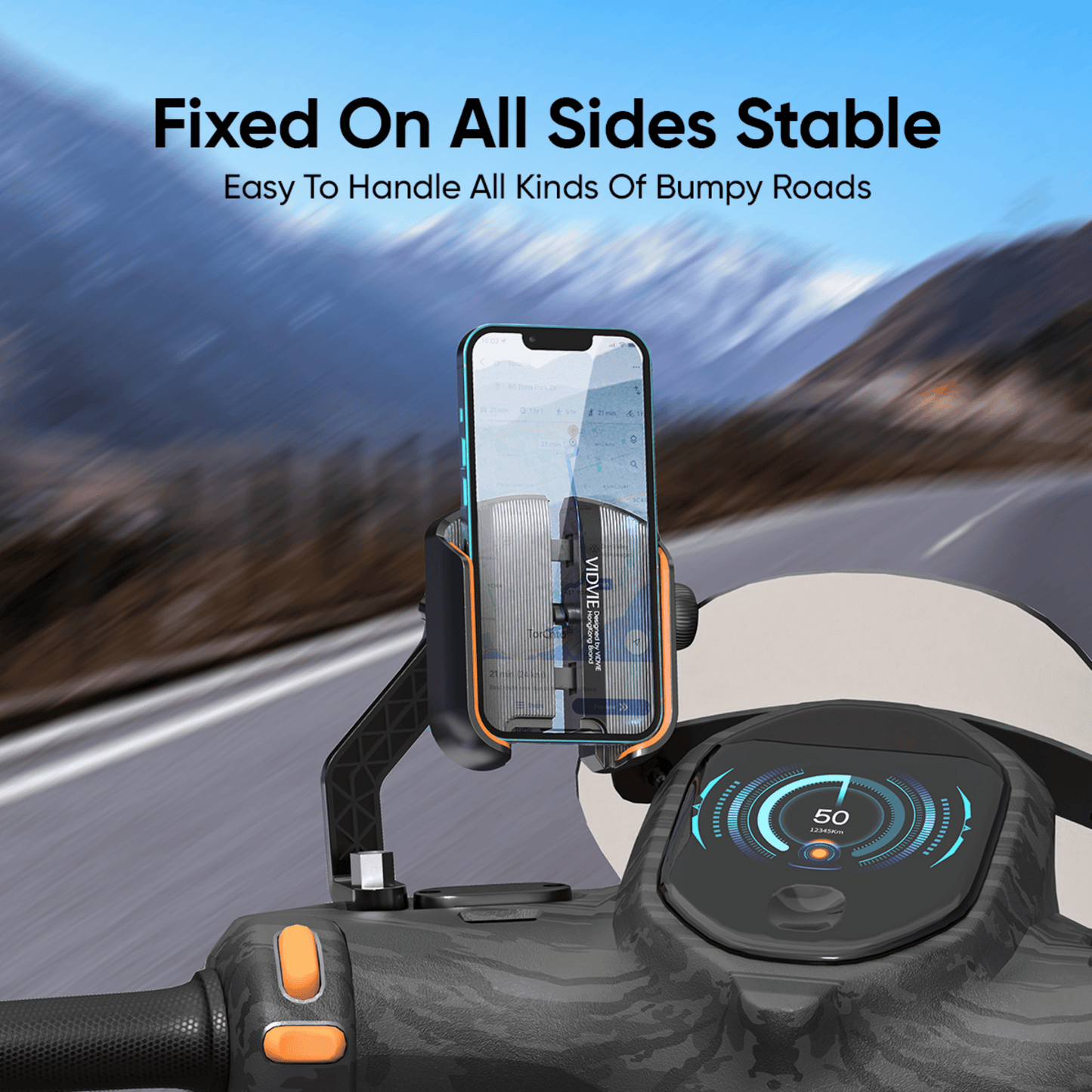 Outdoor Cycling Phone Rotating Holder