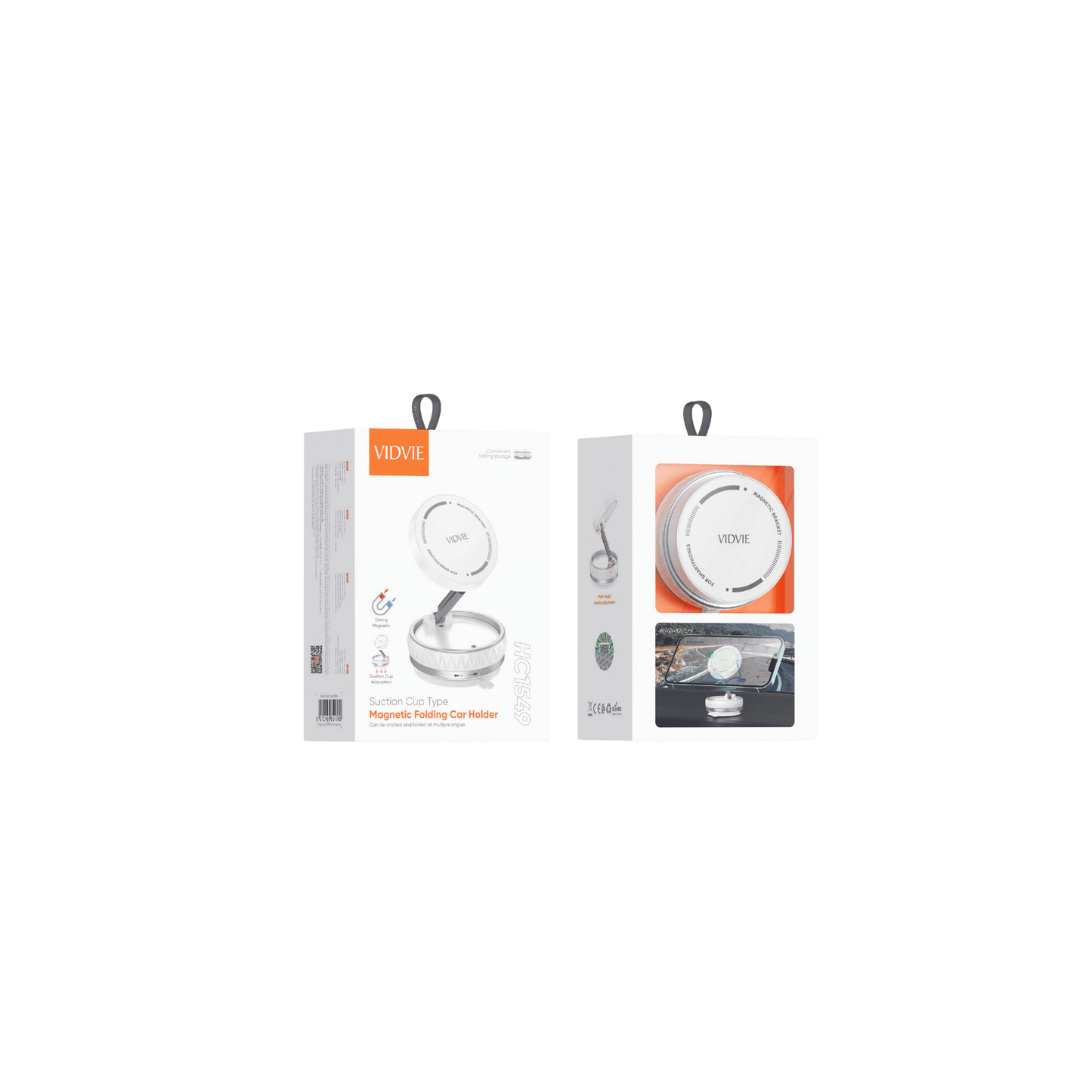 Suction Cup Type Magnetic Folding Car Holder