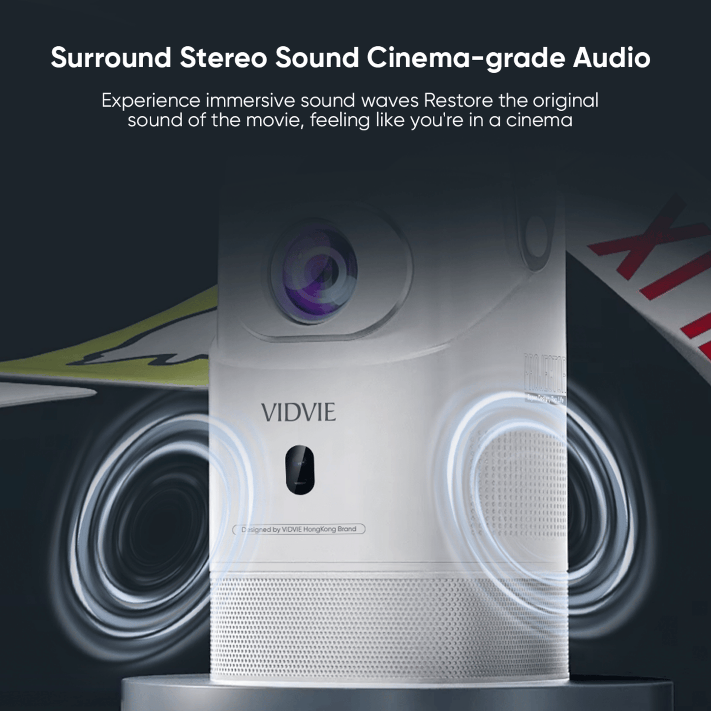 Autofocus Multifunctional HD Intelligent Projector