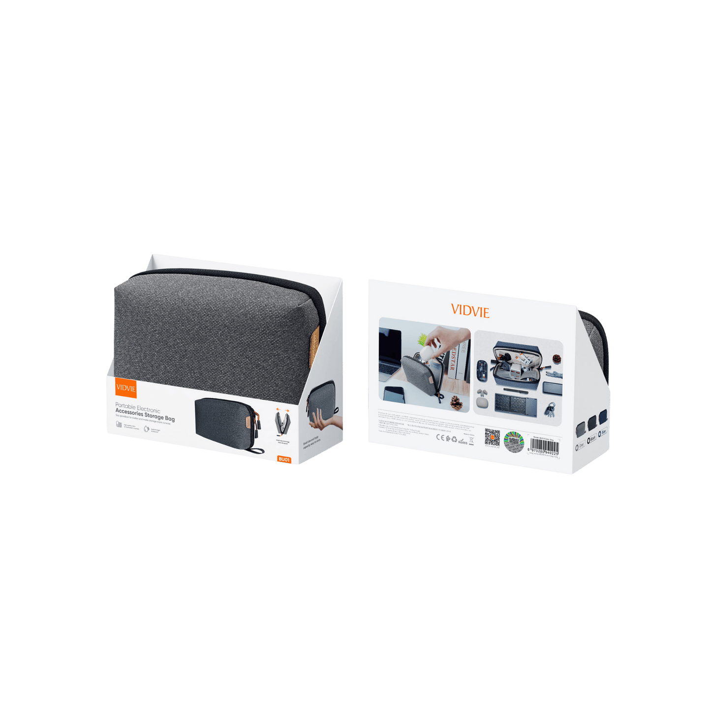 Portable Electronic Accessories Storage Bag