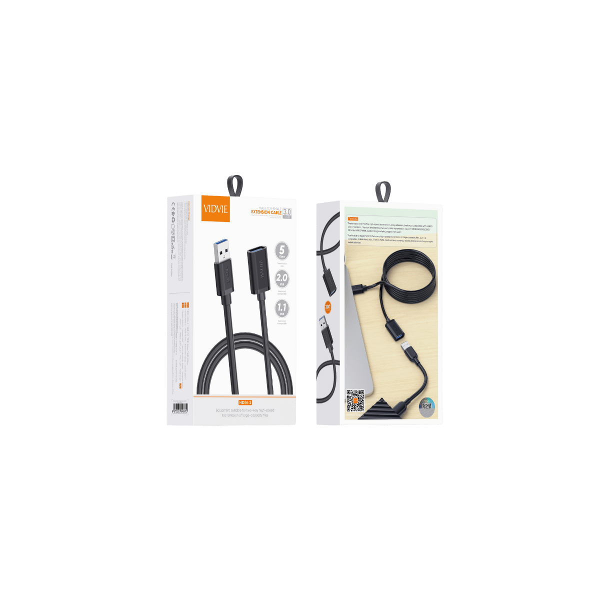 Male to Female Extension Cable - Medium Length