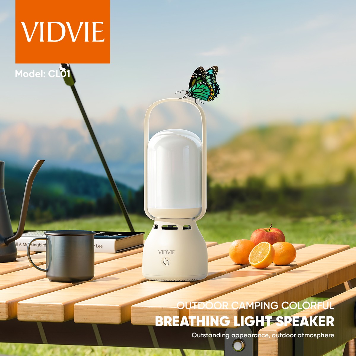 Outdoor Camping Colorful Breathing Light Speaker