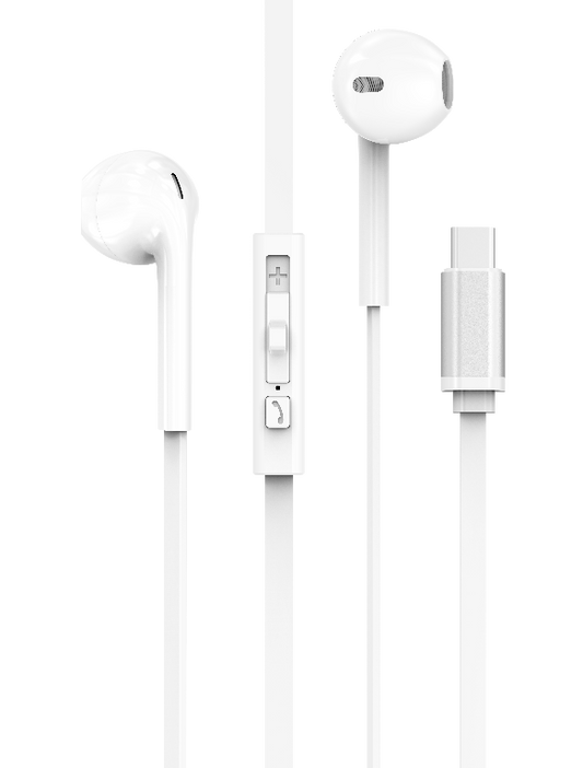Type-C Cable Control Music Earbuds