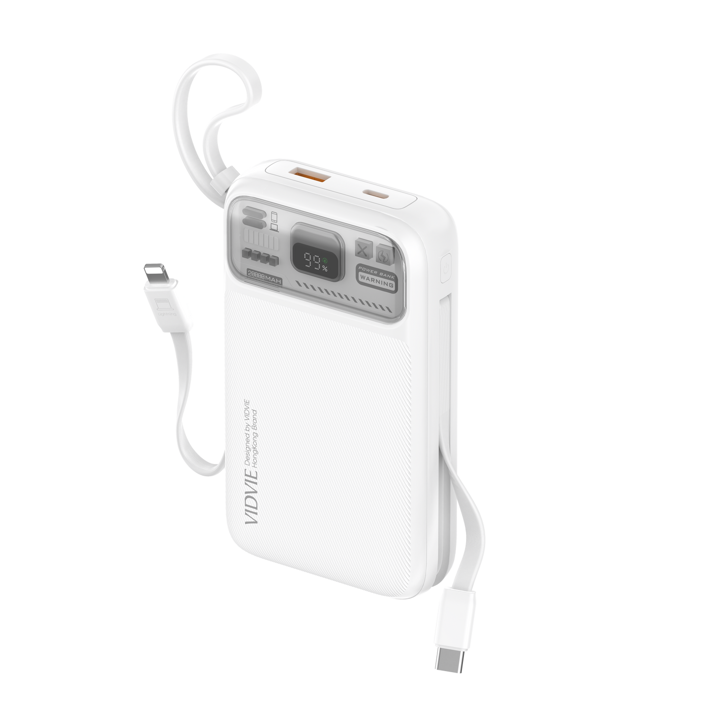 10,000mAh Wireless Charging Powerbank | 2 IN 1 Comes With Dual-Wire