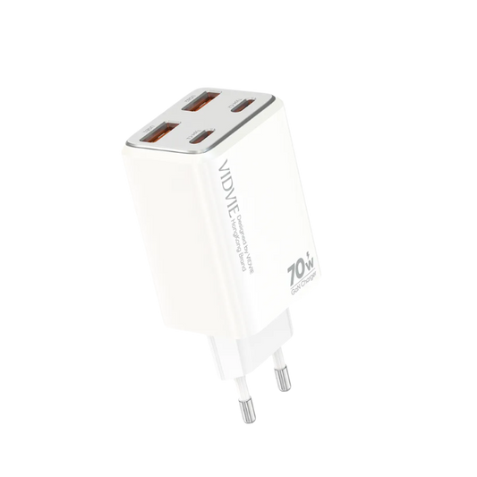 GaN Dual USB & Dual Type-C Fast Charger