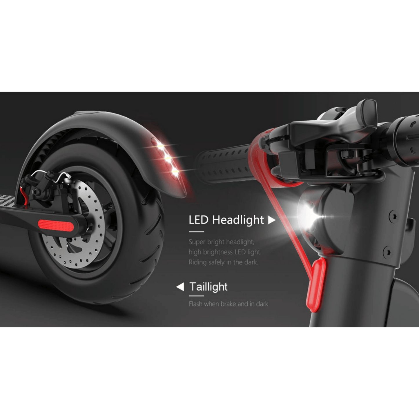 ESC02 Urban 350W Electric Scooter – 32km/h, 45km Range, 10” Tires, Lightweight Design