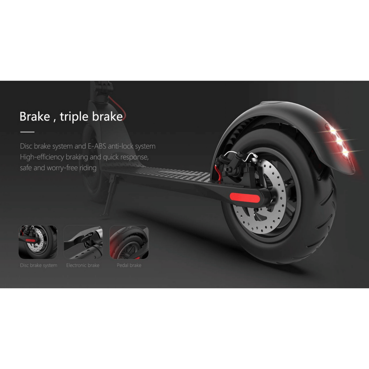 ESC02 Urban 350W Electric Scooter – 32km/h, 45km Range, 10” Tires, Lightweight Design