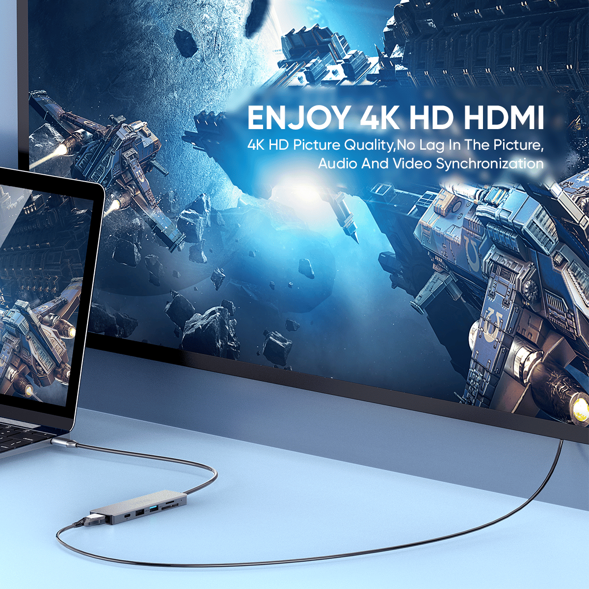 6-IN-1 HUB Docking Station