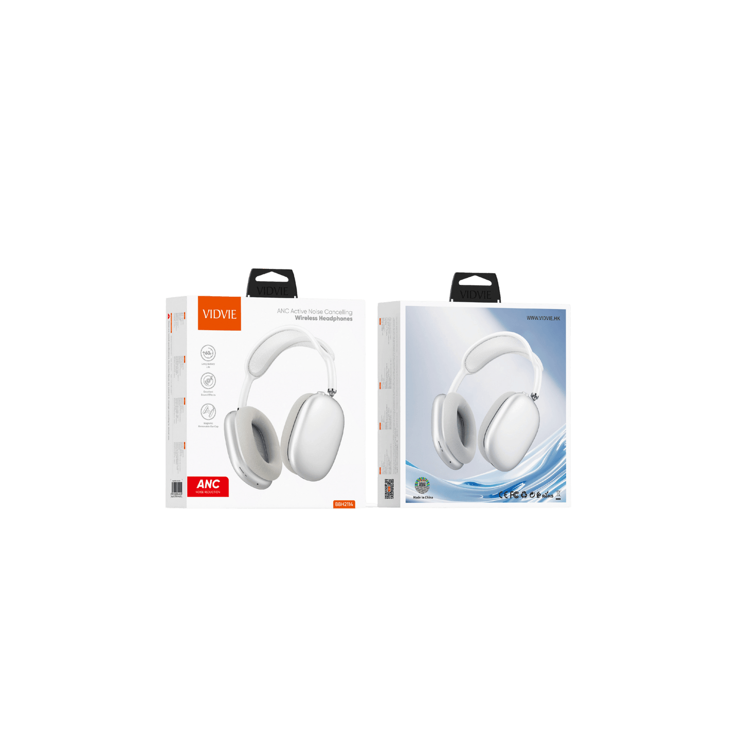 ANC Active Noise Canceling Wireless Headphones