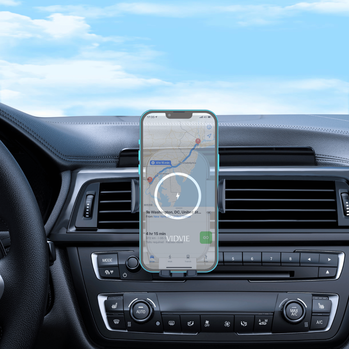 Wireless Charging Car Holder