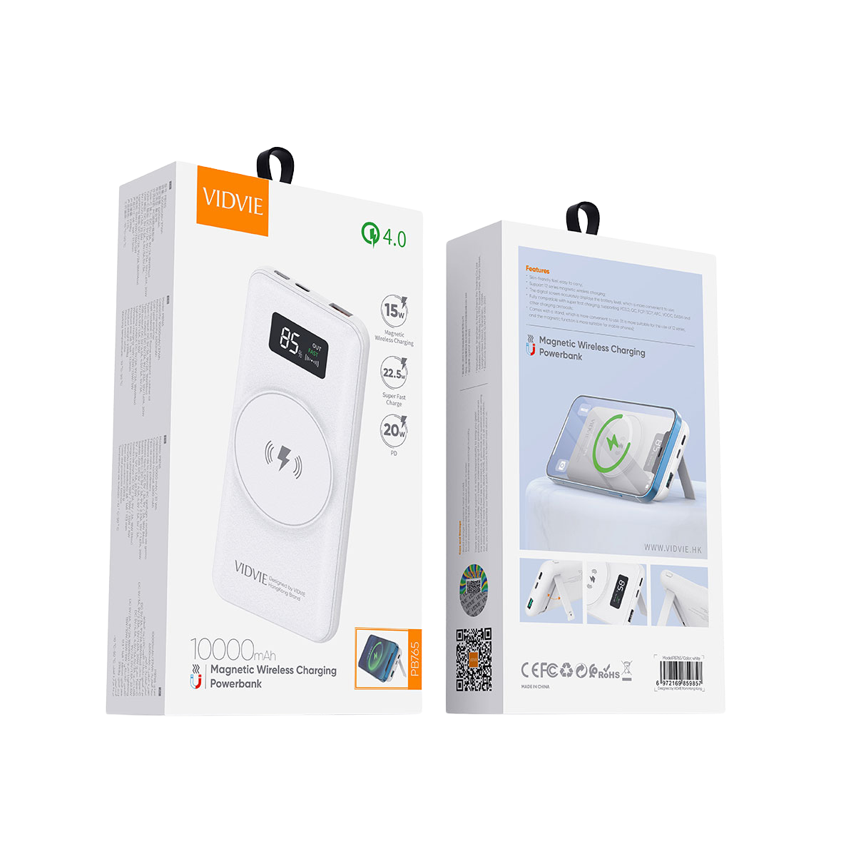 10,000mAh Magnetic Wireless Charging Powerbank