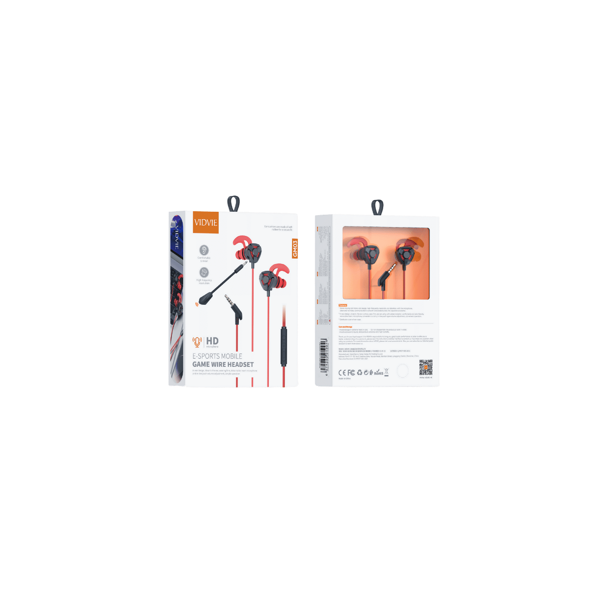 E-Sports Mobile Wired In-Ear Gaming Headset