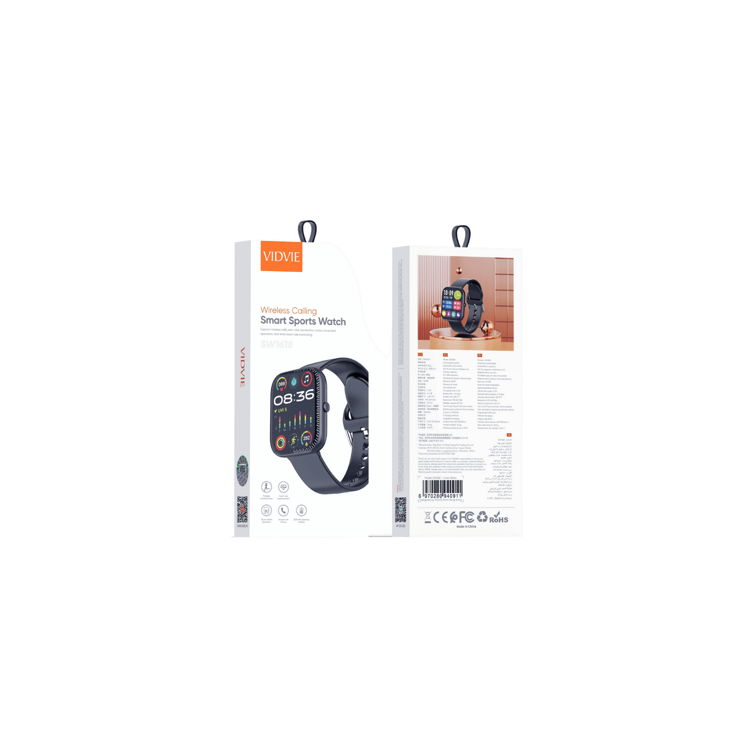 Wireless Calling Smart Sports Watch