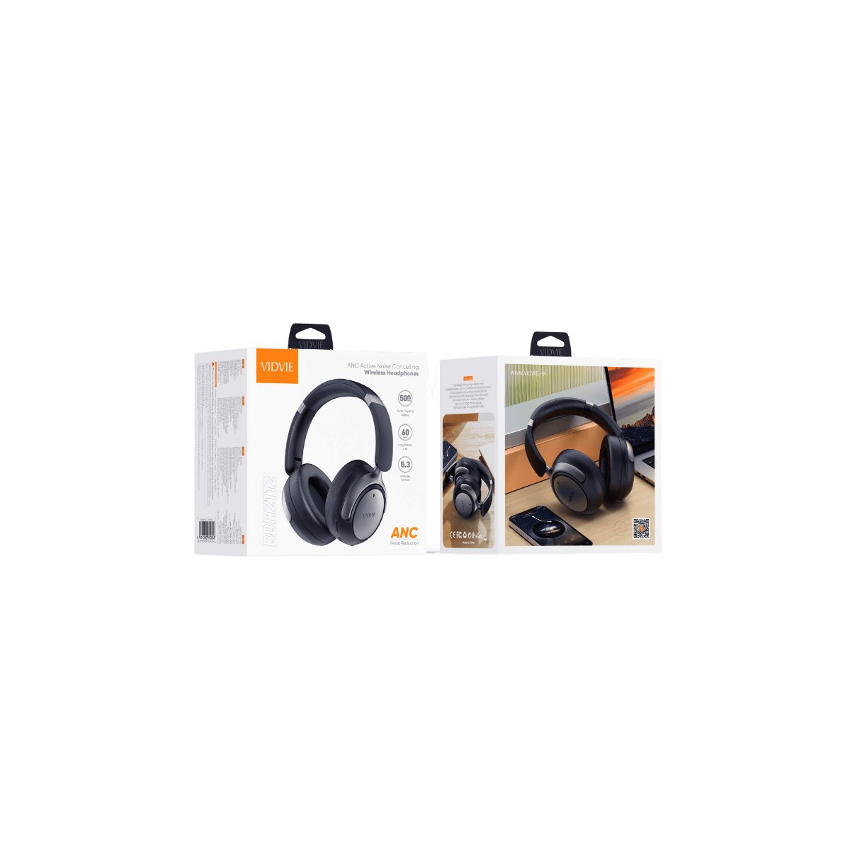ANC Active Noise Cancelling Wireless Headphones