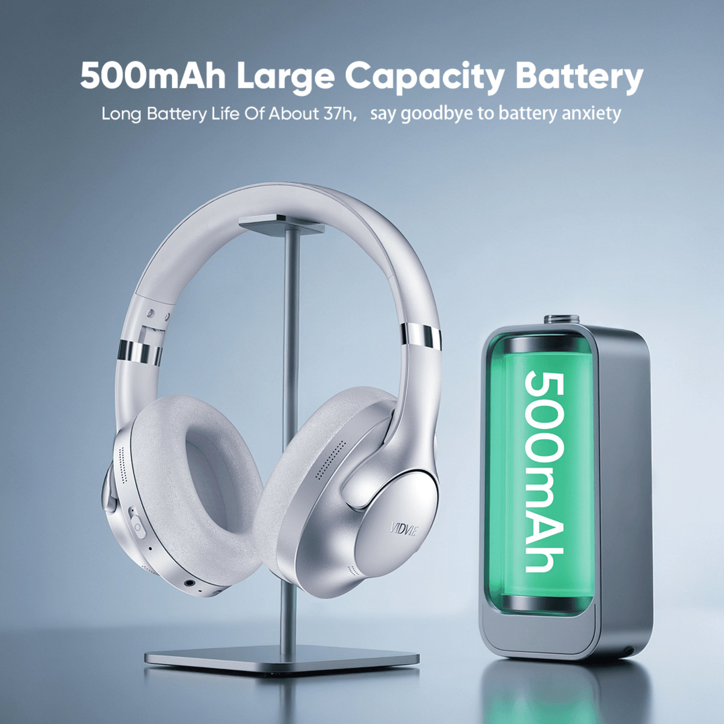 Active Noise Cancellation (ANC) Wireless Headphones