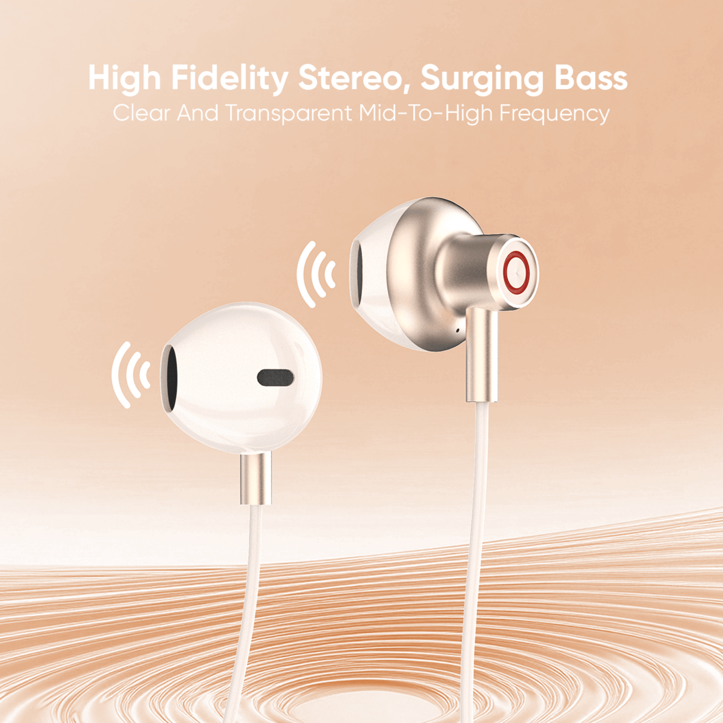 Silicone Halterneck Wireless Sports Headset (Semi In-ear)