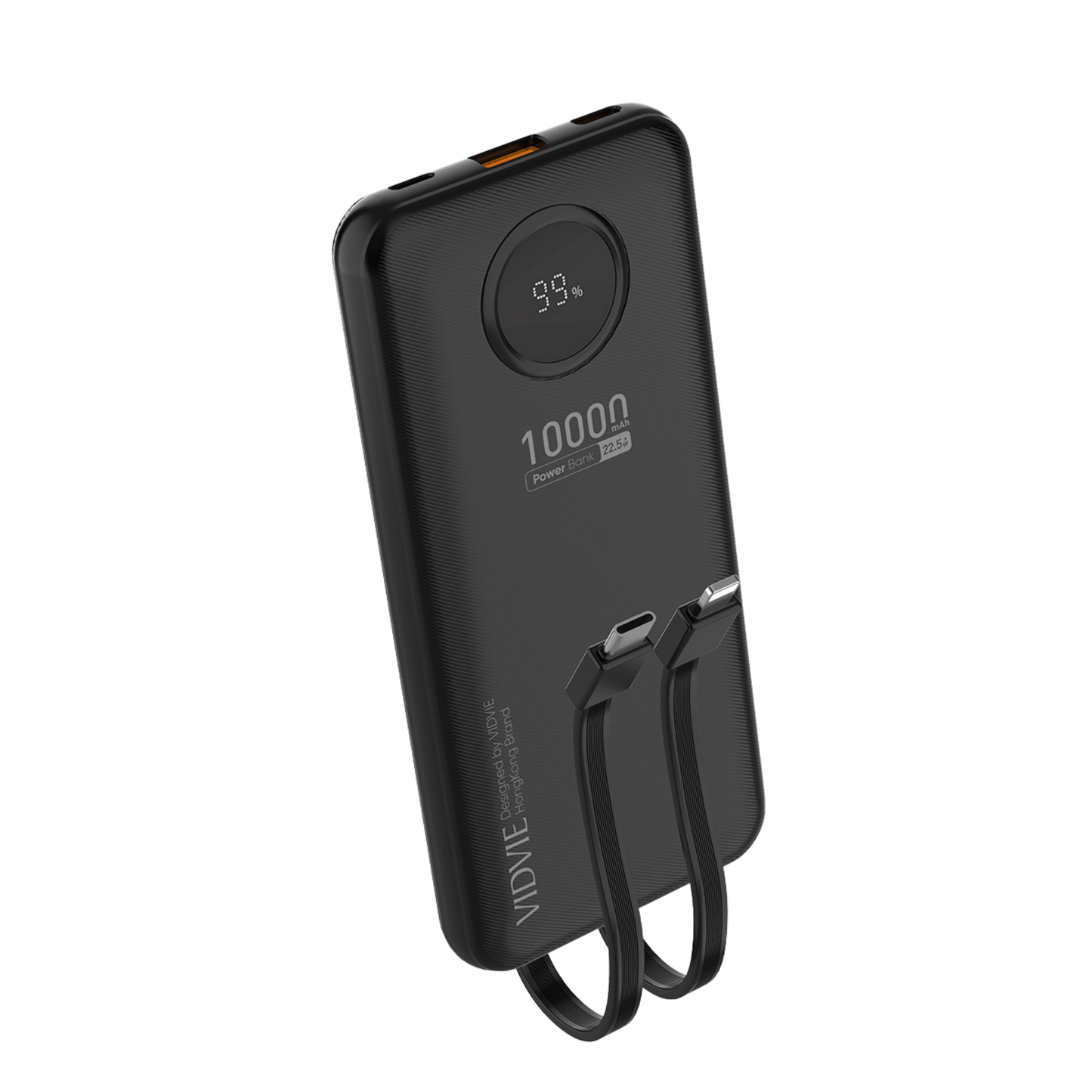 10,000mAh 2-IN-1 Charging Power Bank With Dual Wire