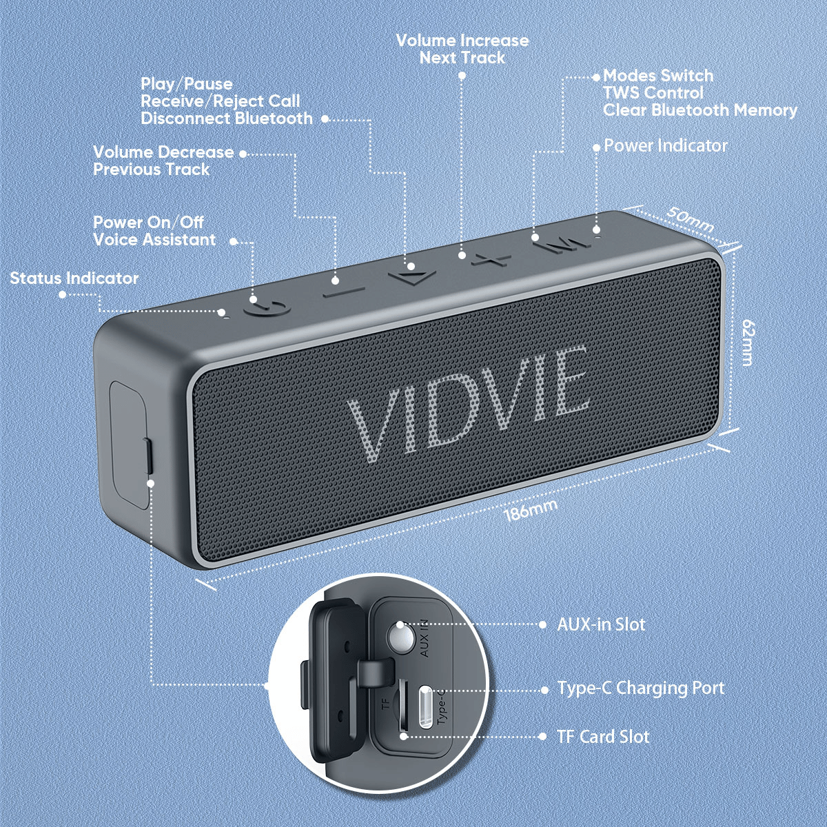 Portable Wireless Speaker
