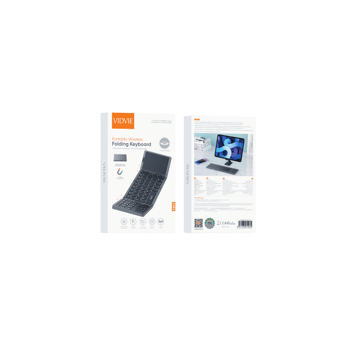 Portable Wireless Folding Keyboard