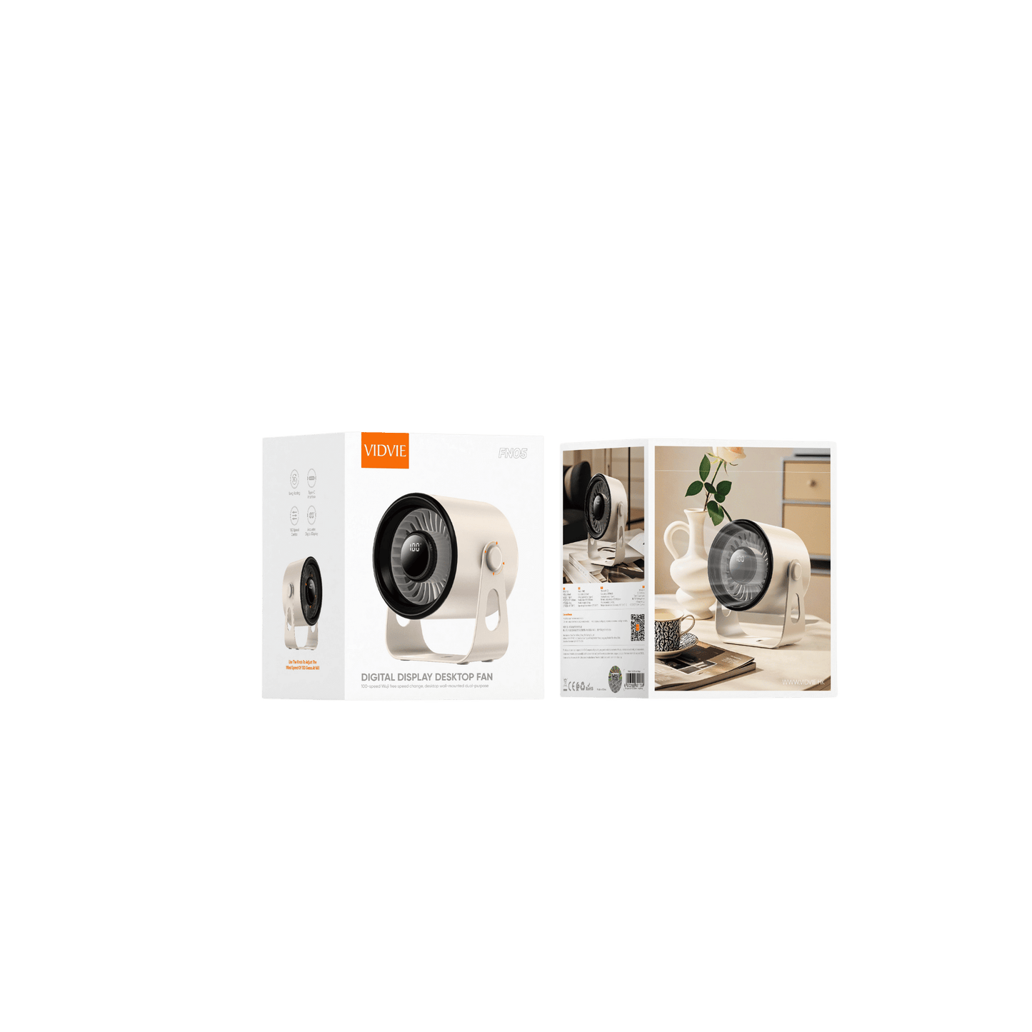 Digital Display Desktop Fan