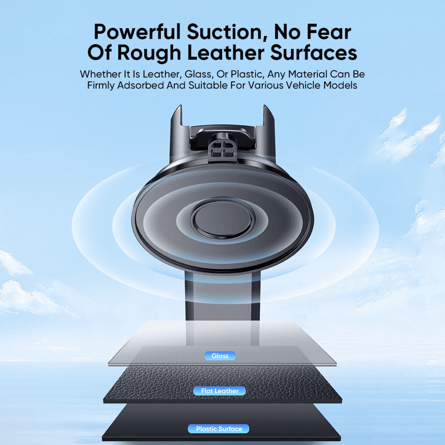 Suction Cup Foldable Car Holder