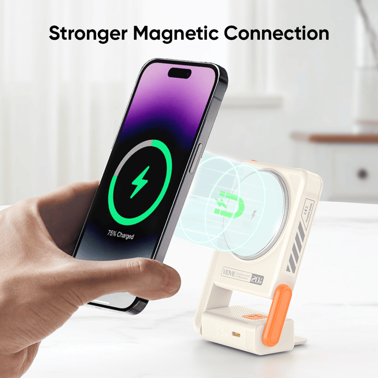 10,000mAh 3-IN-1 Magnetic Wireless Charging Power Bank