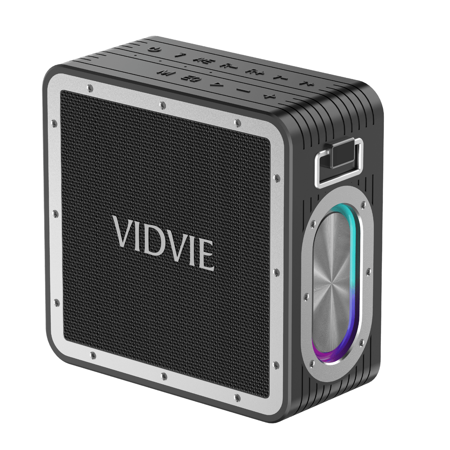 Subwoofer Outdoor Portable Strap Dual Microphone Karaoke Wireless Speaker