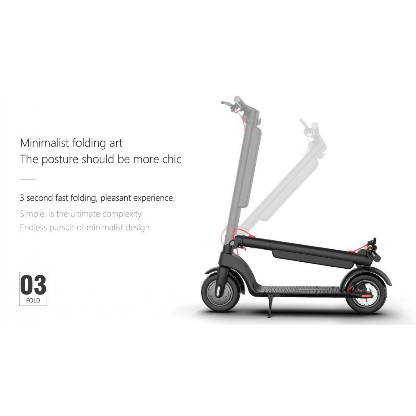 ESC02 Urban 350W Electric Scooter – 32km/h, 45km Range, 10” Tires, Lightweight Design